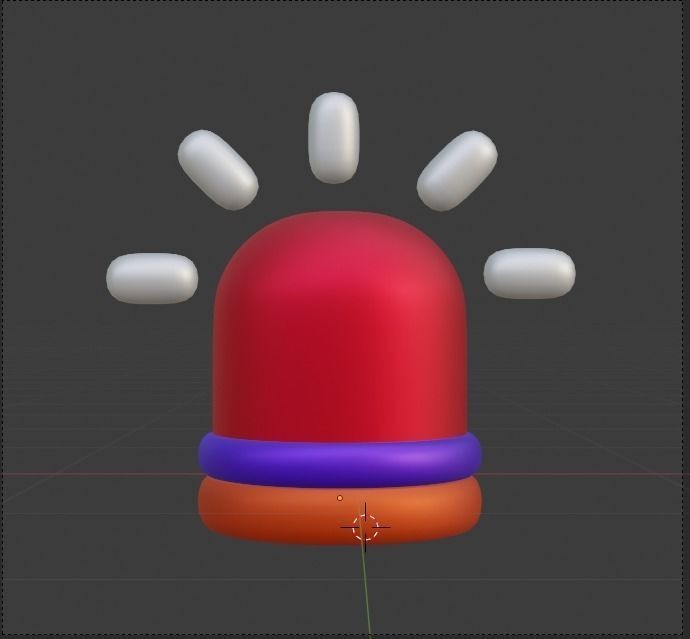 Law and Justice 3d Illustration  Icon Pack  3D model_74