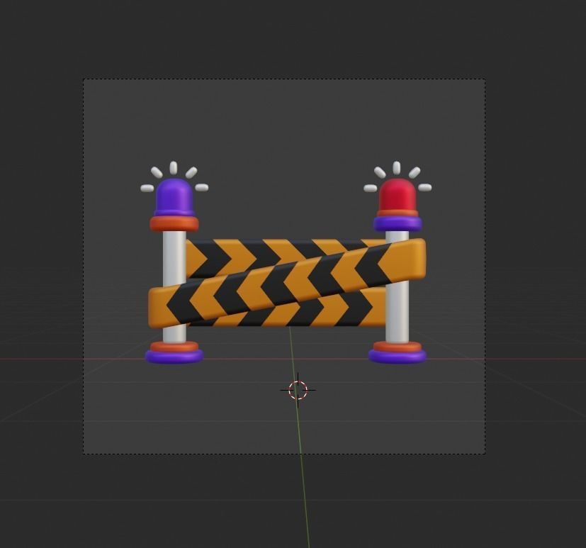 Law and Justice 3d Illustration  Icon Pack  3D model_80