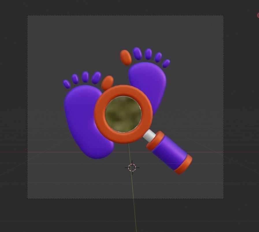 Law and Justice 3d Illustration  Icon Pack  3D model_21