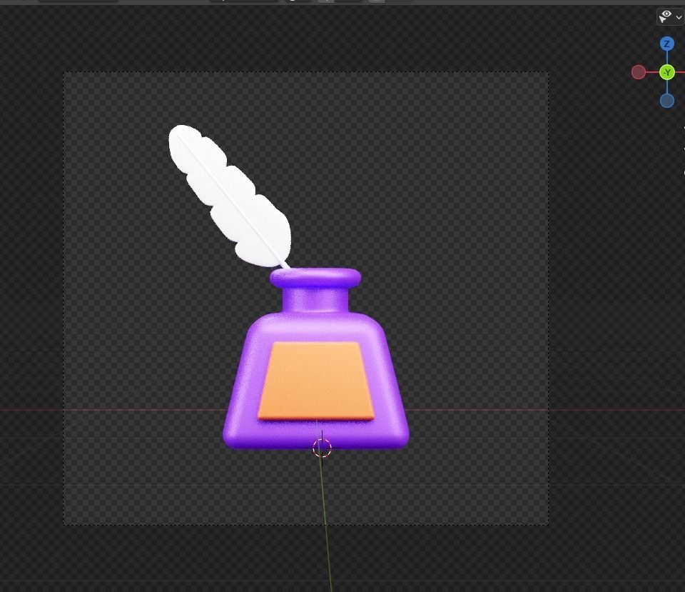 Law and Justice 3d Illustration  Icon Pack  3D model_34