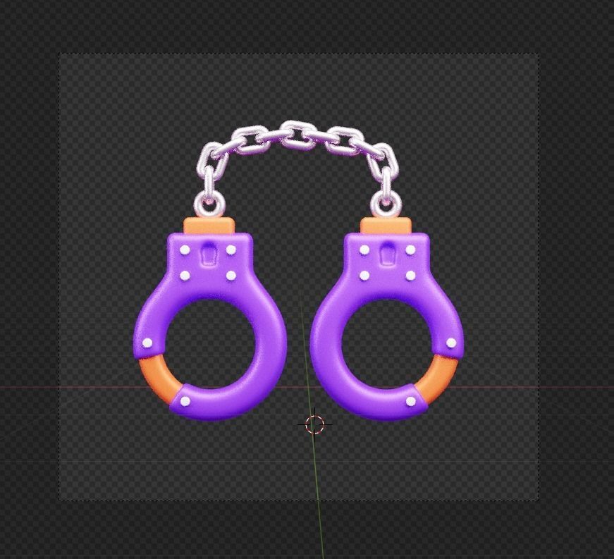 Law and Justice 3d Illustration  Icon Pack  3D model_31