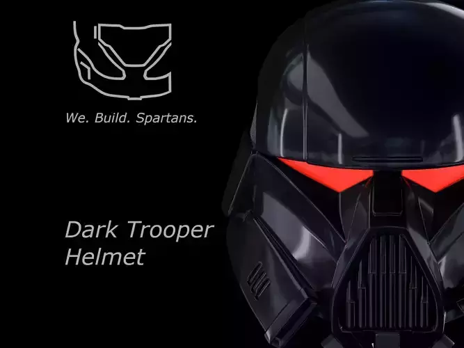 Dark Trooper helmet 3d print file