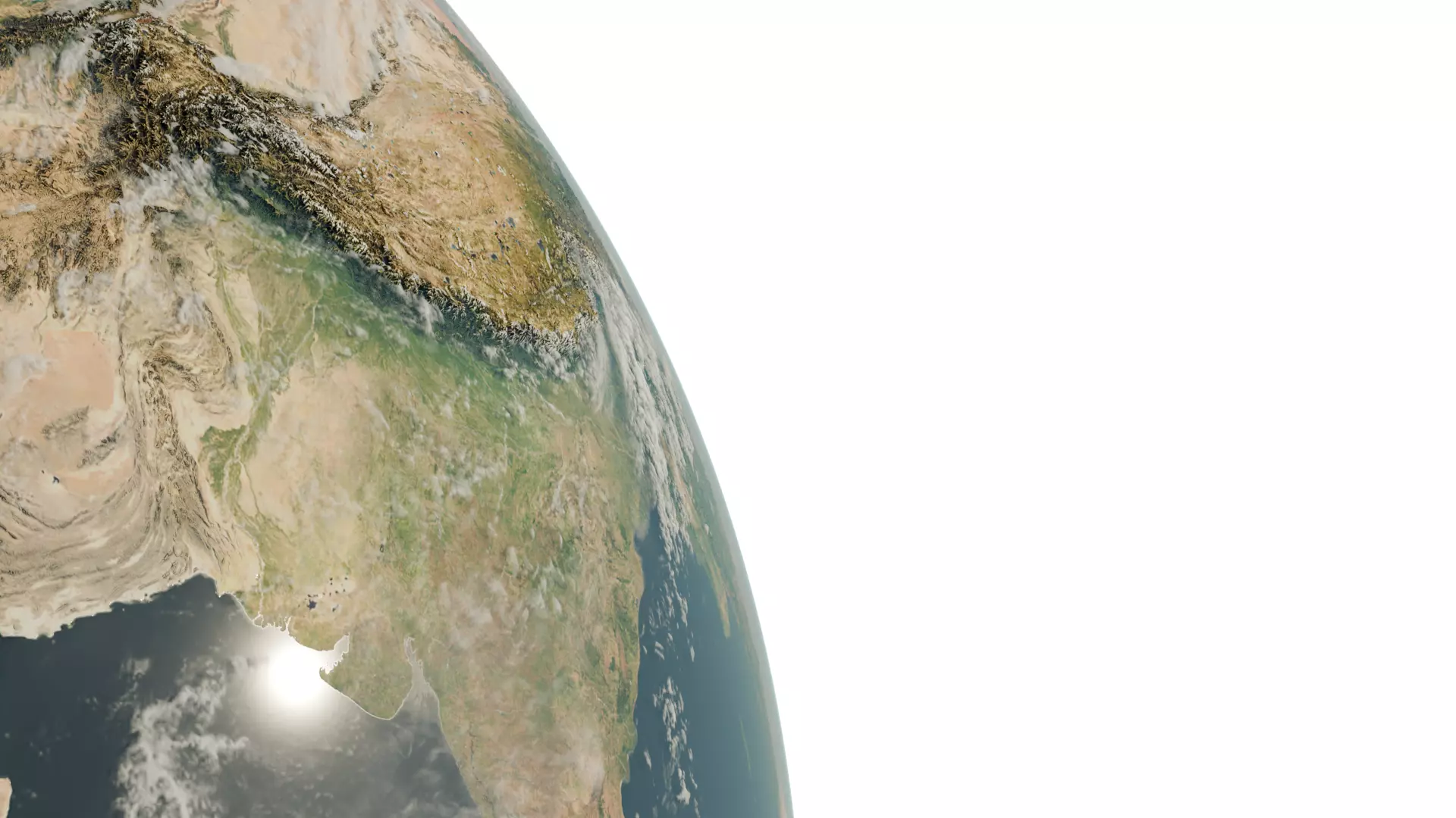 earth from space 3D model_0