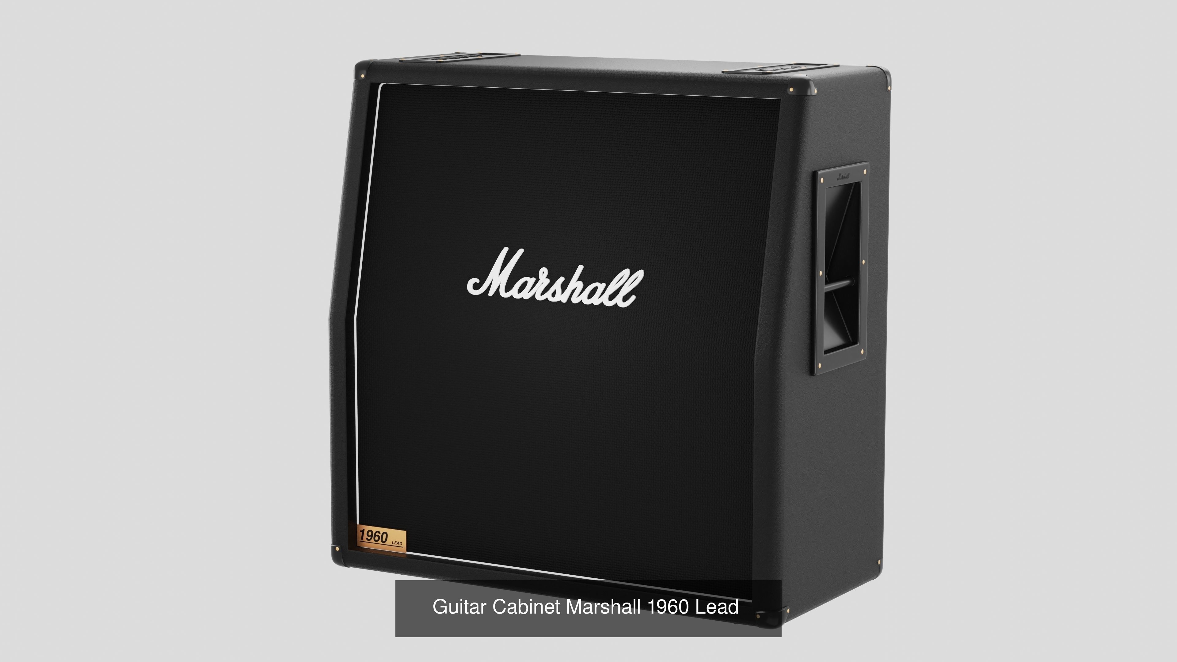 Marshall JCM900 Guitar Amplifier with Cabinet 1960 Lead 3D Model Collection_2