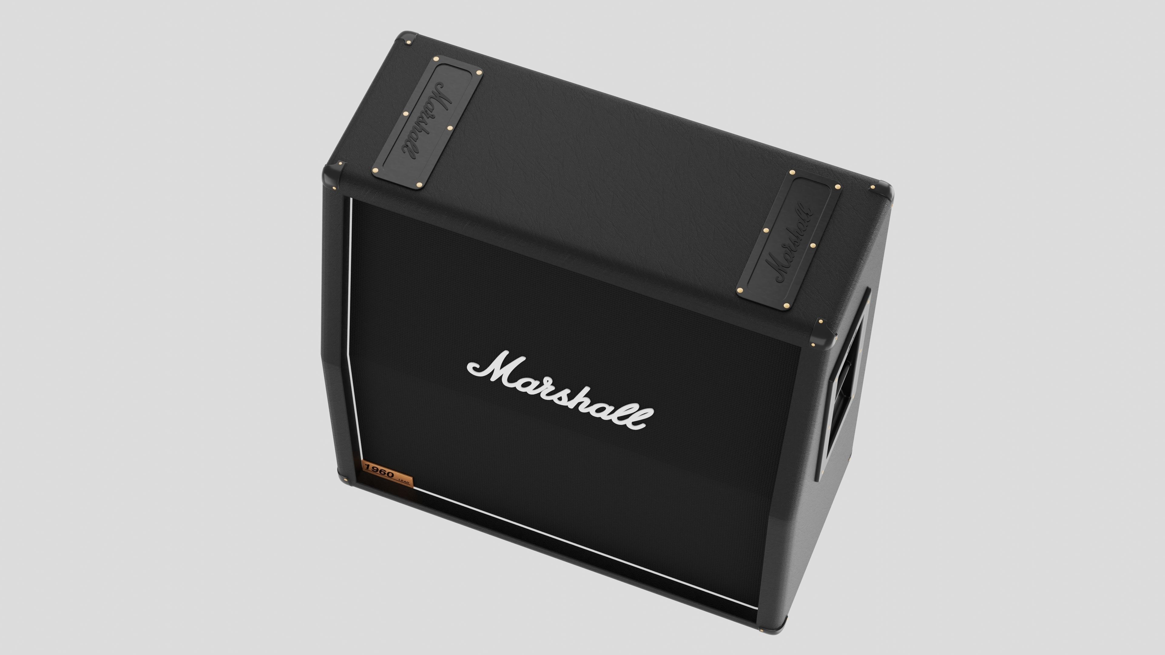 Marshall JCM900 Guitar Amplifier with Cabinet 1960 Lead 3D Model Collection_14