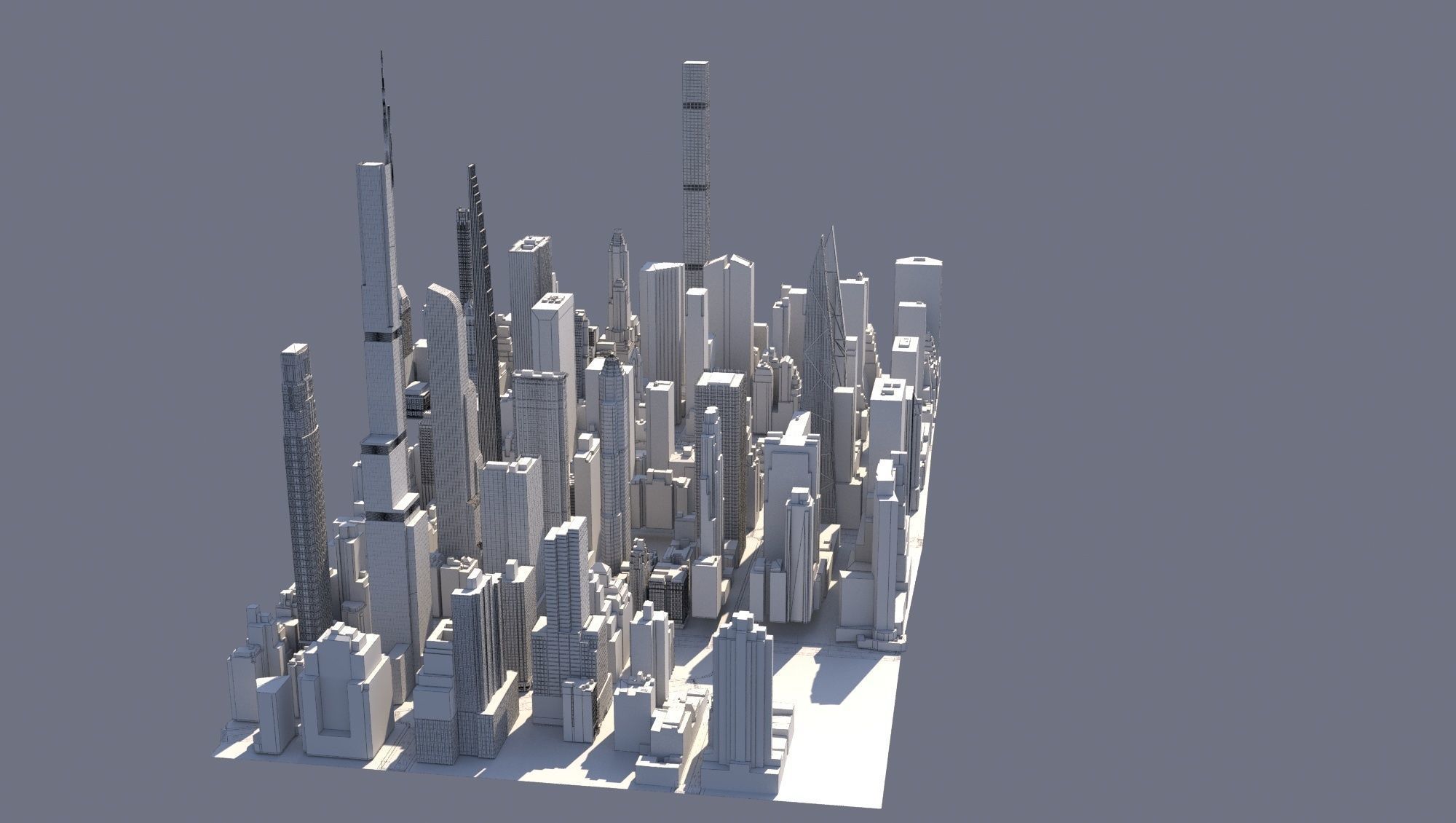 Manhattan  New York 3D model_2