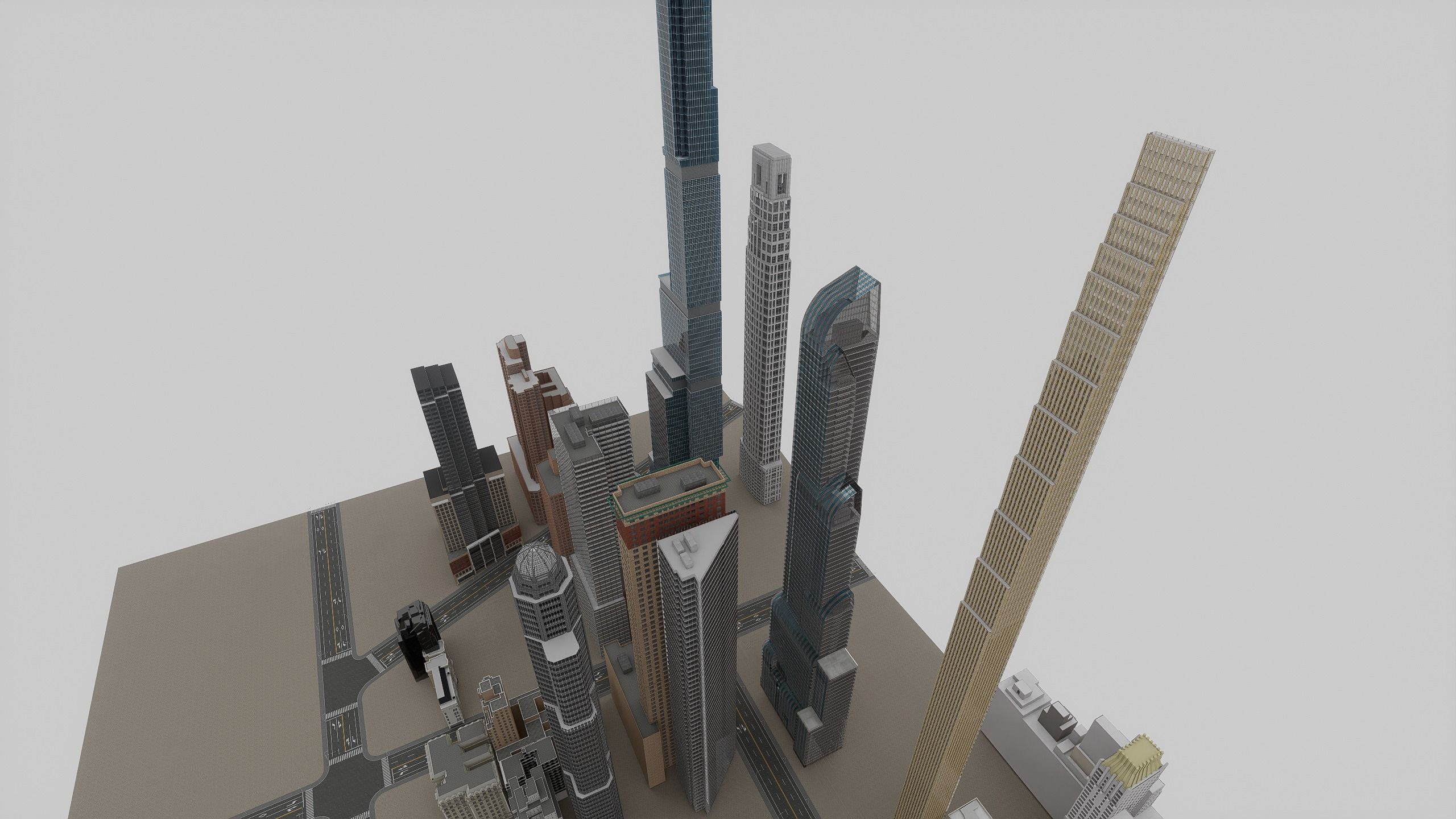 Manhattan  New York 3D model_13