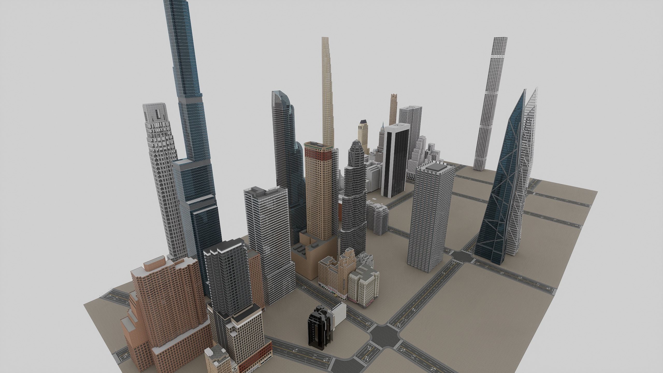 Manhattan  New York 3D model_11