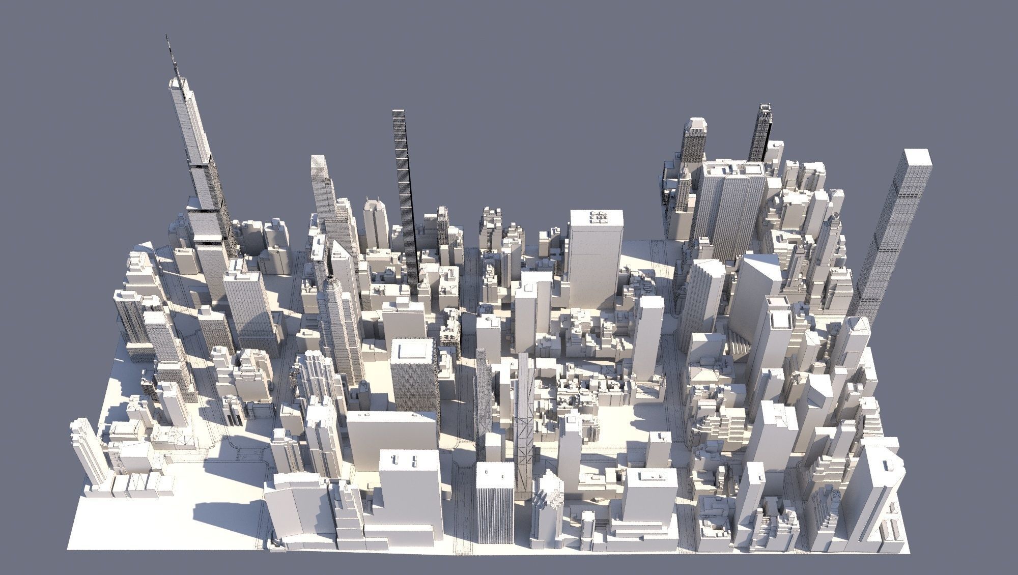 Manhattan  New York 3D model_5