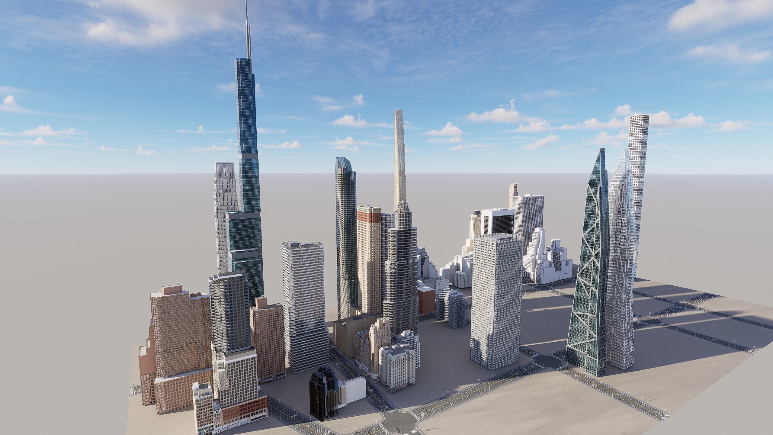 Manhattan  New York 3D model_8