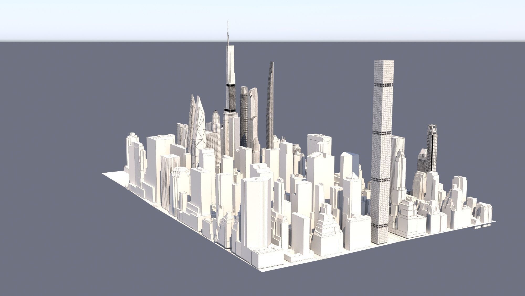 Manhattan  New York 3D model_4