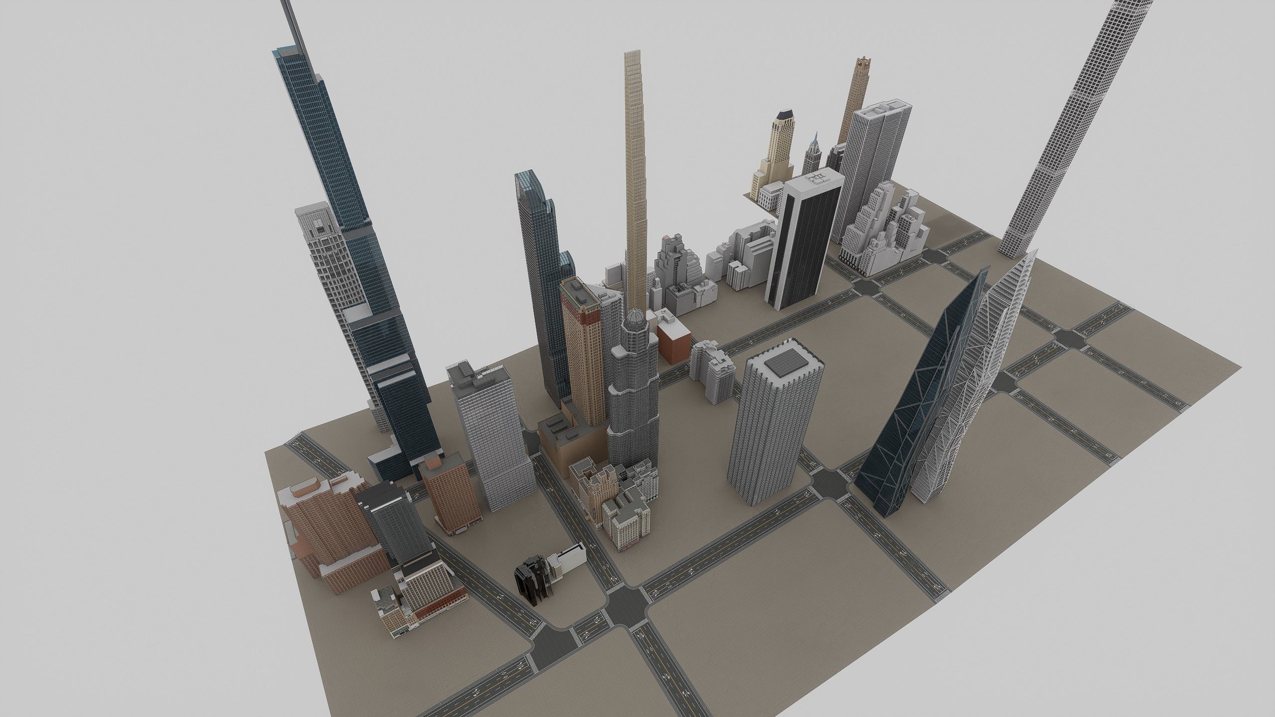 Manhattan  New York 3D model_10