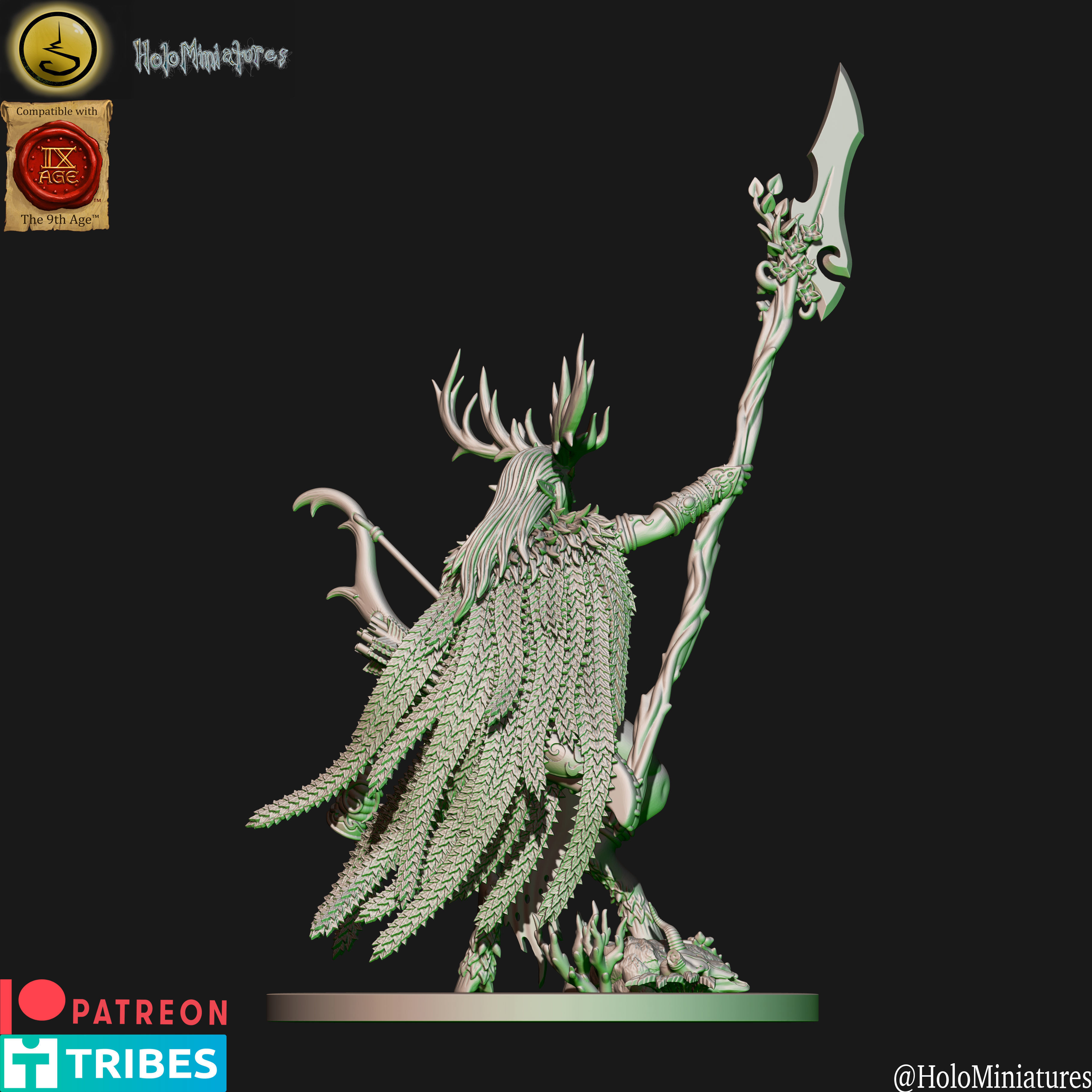 Wood Elves King  3D print model_4