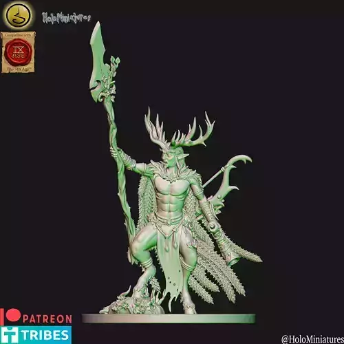 Wood Elves King  3D print model