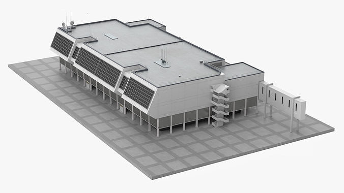 NASA Launch Control Center Building 3D model