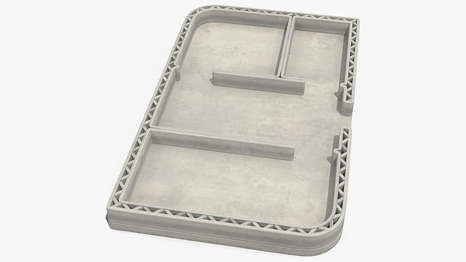 Incomplete 3D Printed House Module 3D model 2