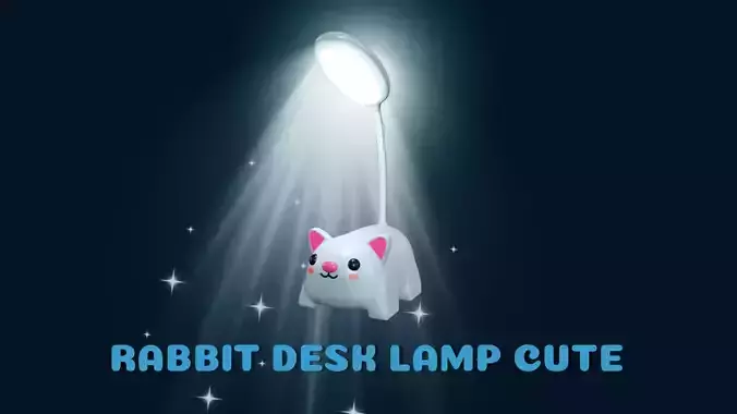 Rabbit Desk Lamp Cute