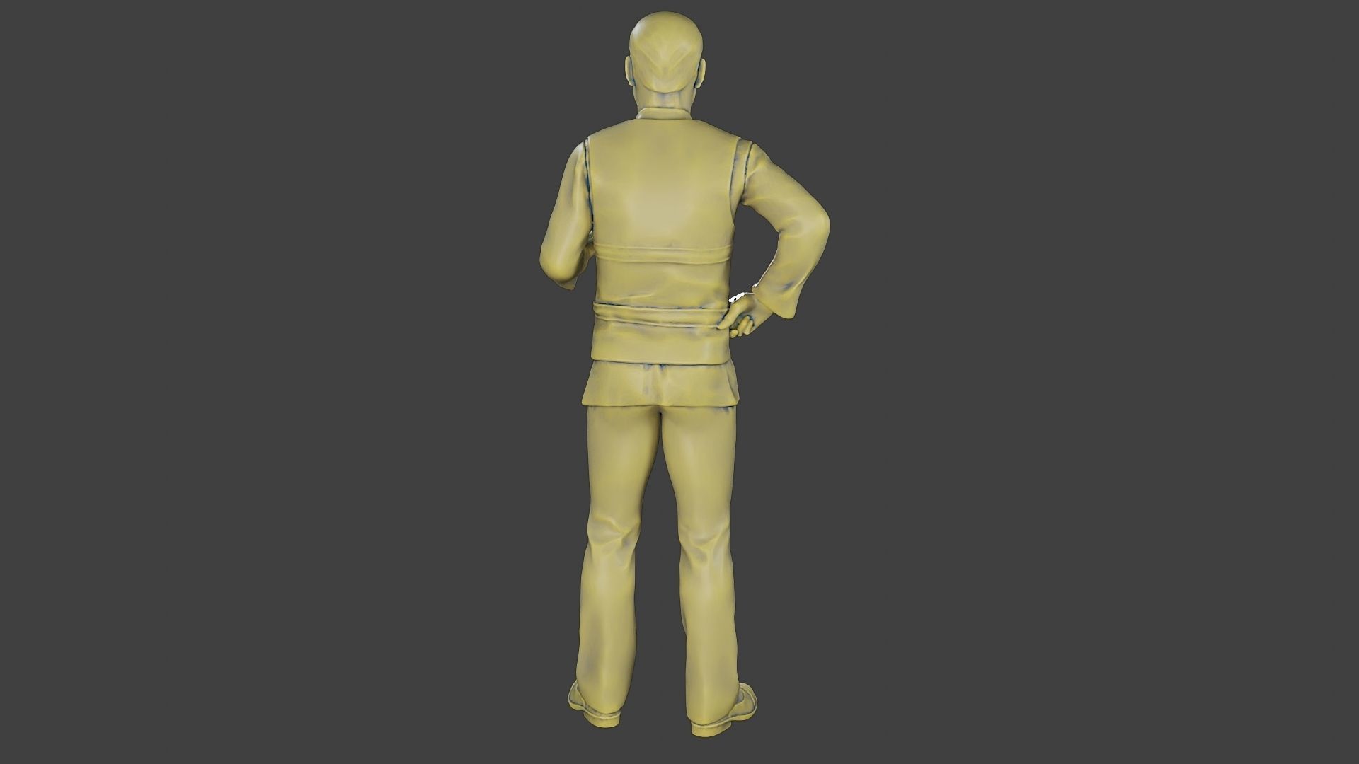 Male Security reflective vest MSRV 003 3D print model_25