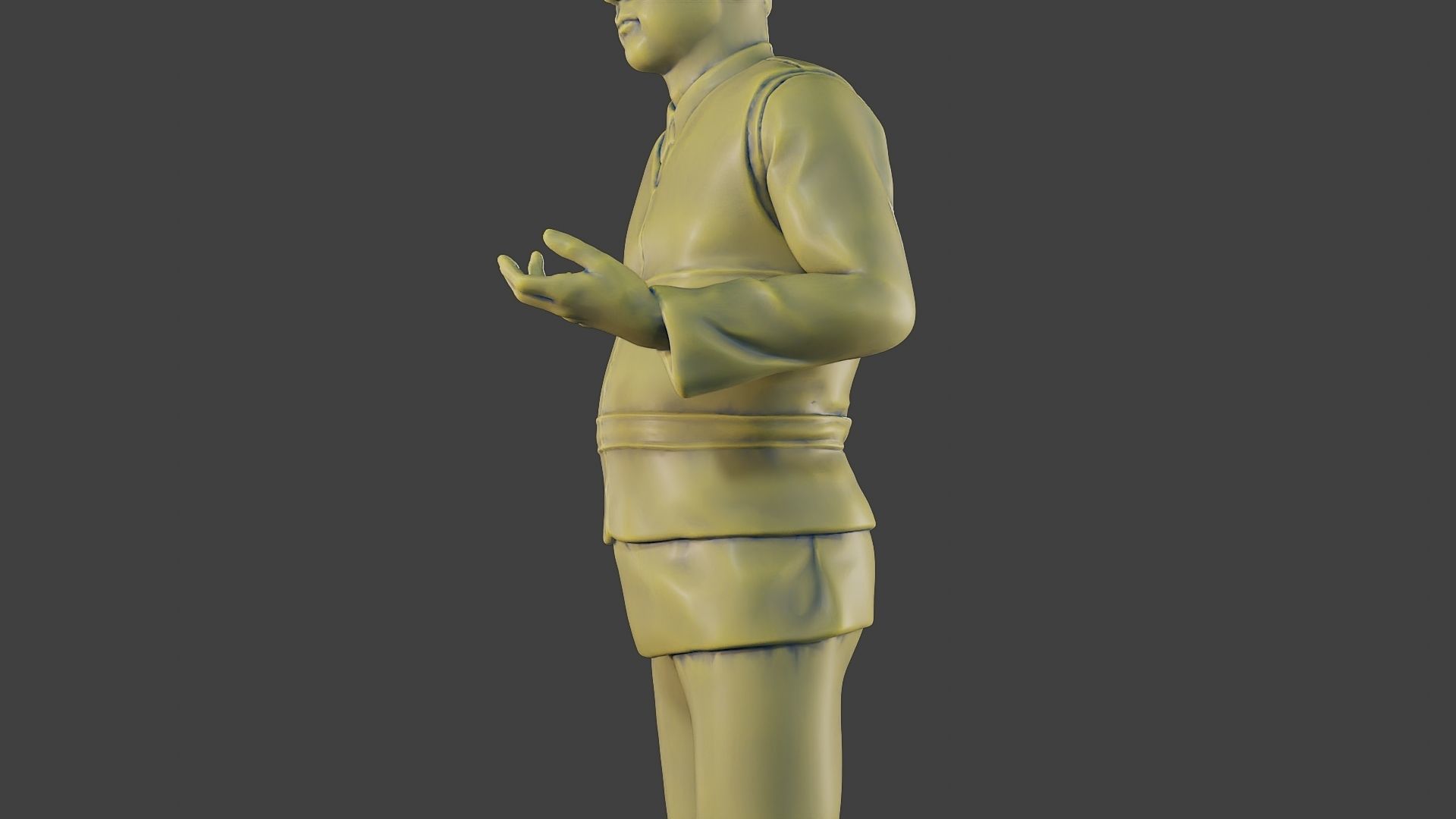 Male Security reflective vest MSRV 003 3D print model_17