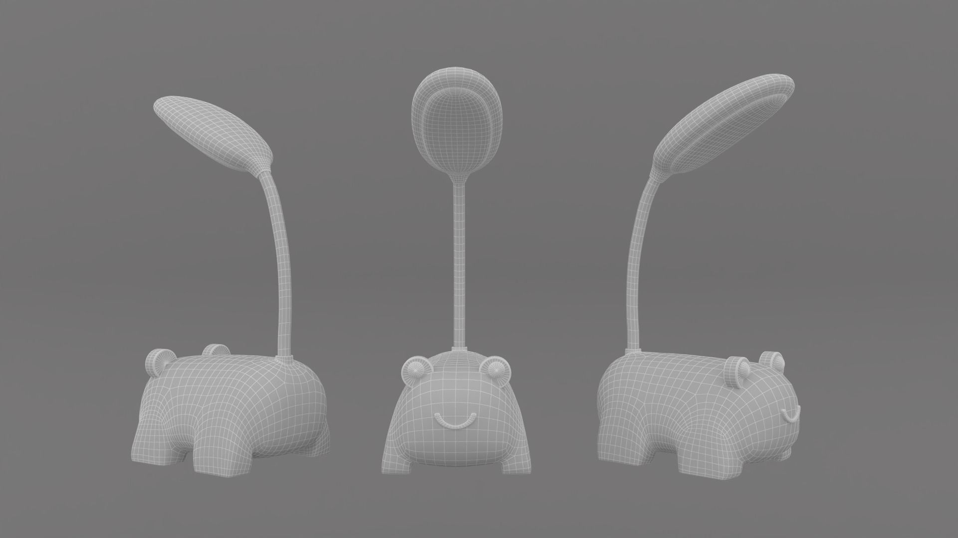 Animal Desk Lamp Pack 01  Low-poly 3D model_15