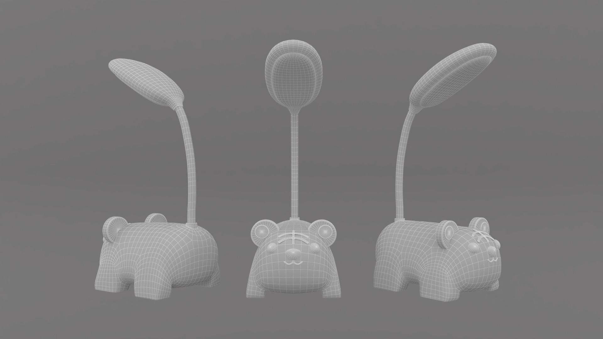 Animal Desk Lamp Pack 01  Low-poly 3D model_21