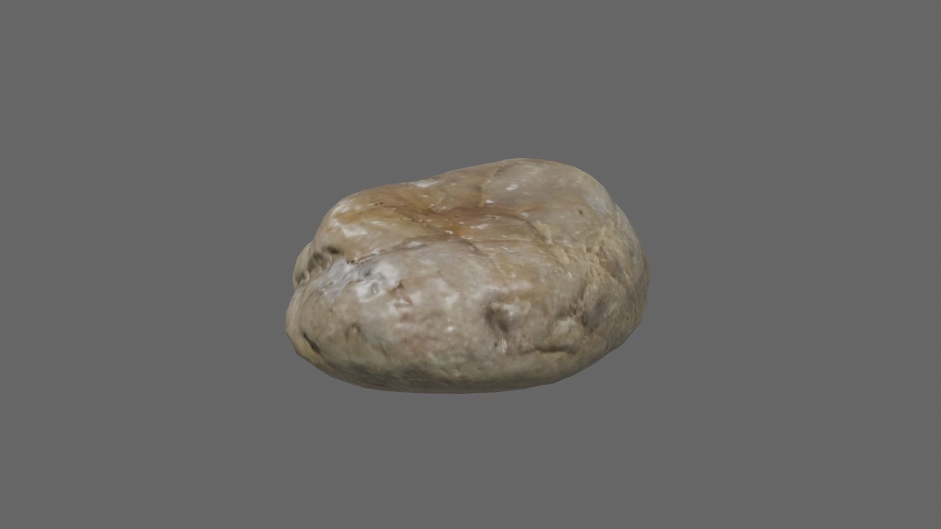 Small Rock03 Free low-poly 3D model_2