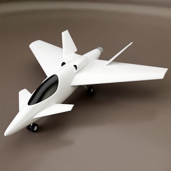 Aircraft 3dprintable concept 3D print model_3