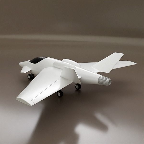 Aircraft 3dprintable concept 3D print model_4