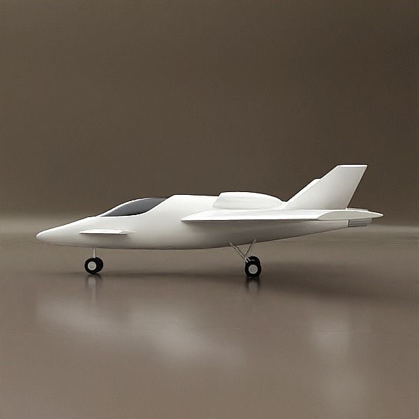 Aircraft 3dprintable concept 3D print model_5