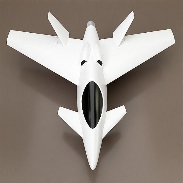 Aircraft 3dprintable concept 3D print model_7