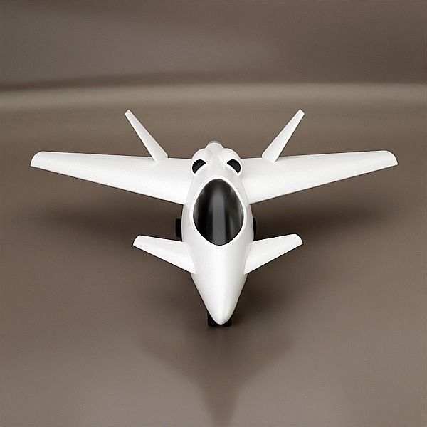 Aircraft 3dprintable concept 3D print model_6