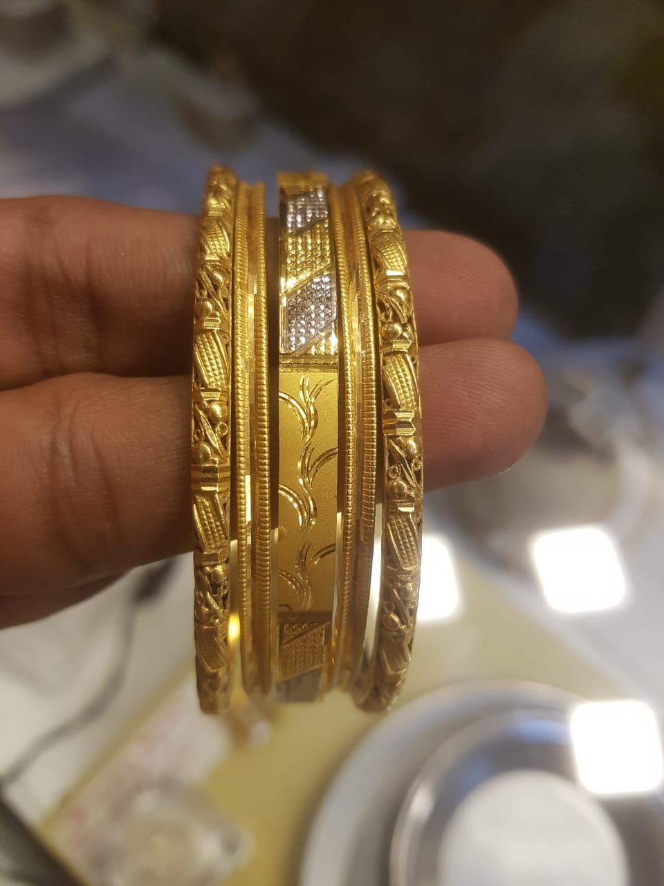 Bangles with details 3D print model_15
