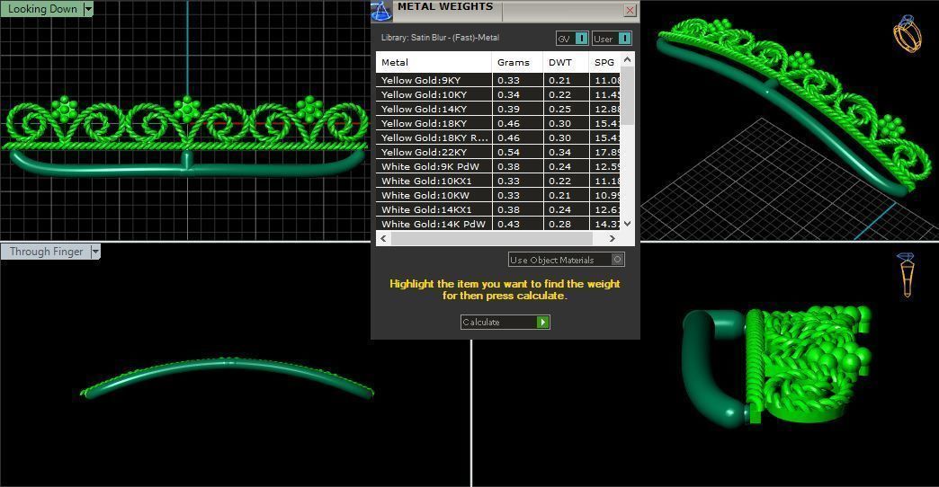 Bangles with details 3D print model_37