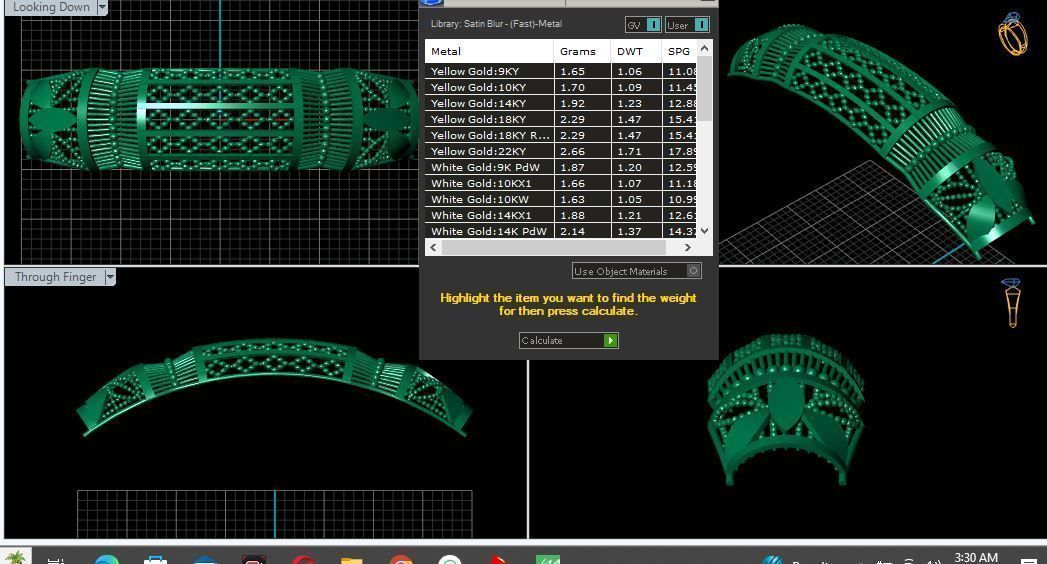 Bangles with details 3D print model_28