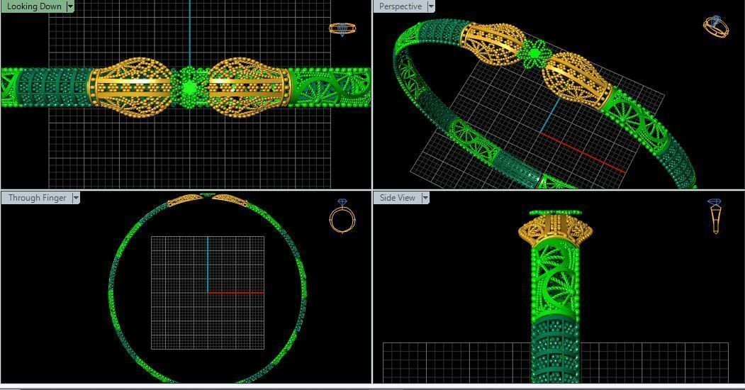 Bangles with details 3D print model_56