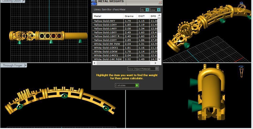 Bangles with details 3D print model_40