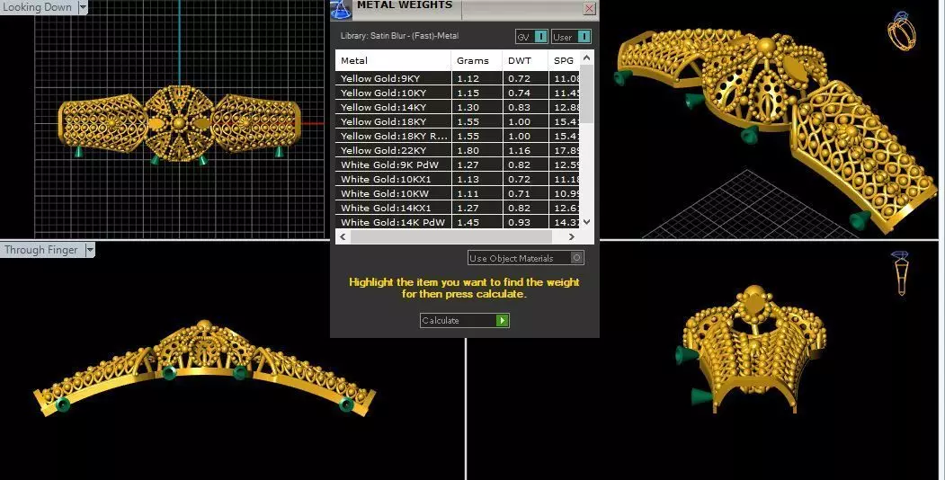 Bangles with details 3D print model_0