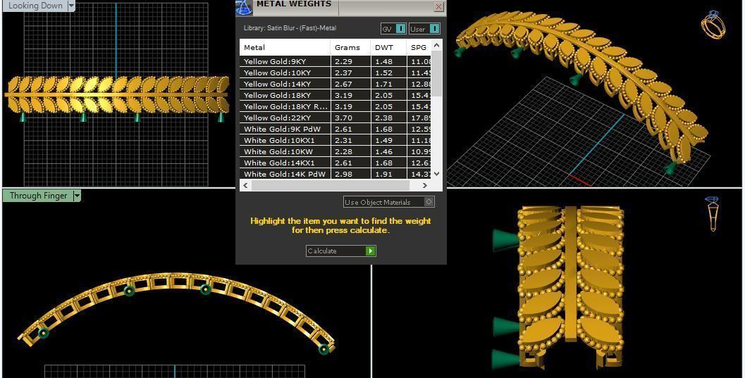 Bangles with details 3D print model_50