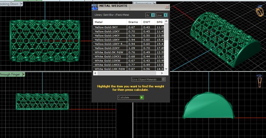 Bangles with details 3D print model_1