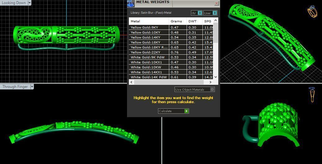 Bangles with details 3D print model_32