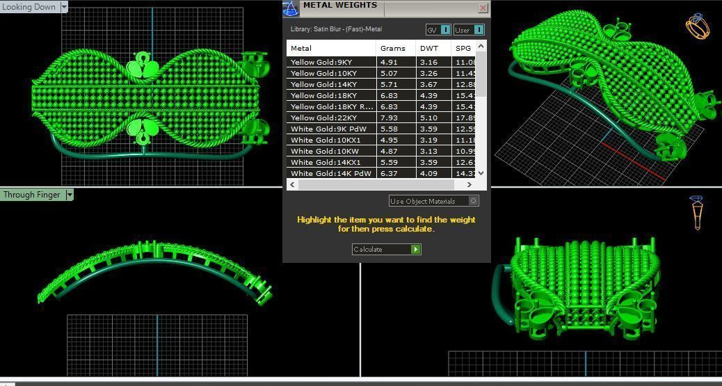 Bangles with details 3D print model_31