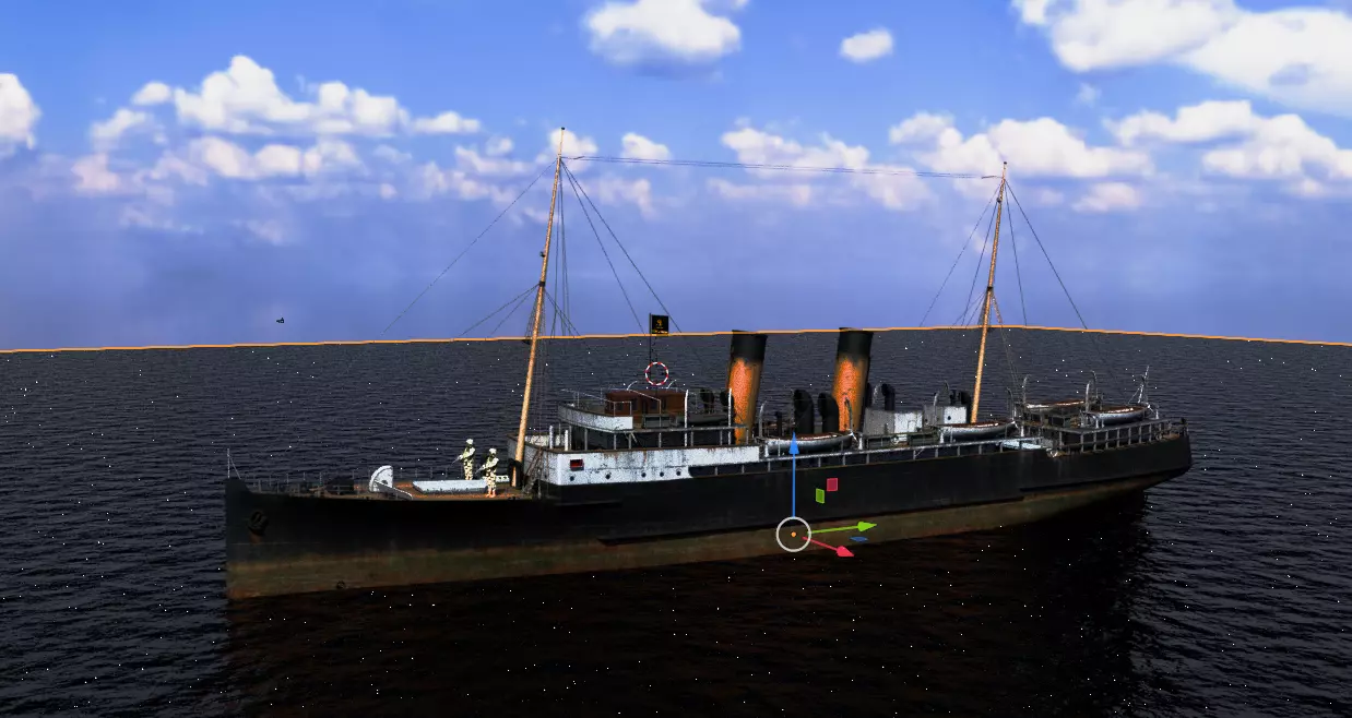 ocean scene Free 3D model