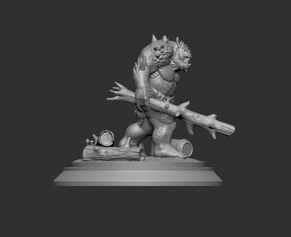 Troll 32mm 3D model_0