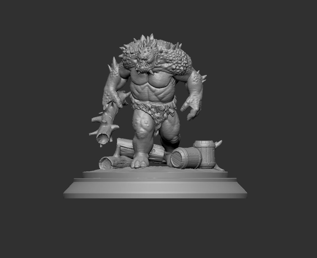 Troll 32mm 3D model_2