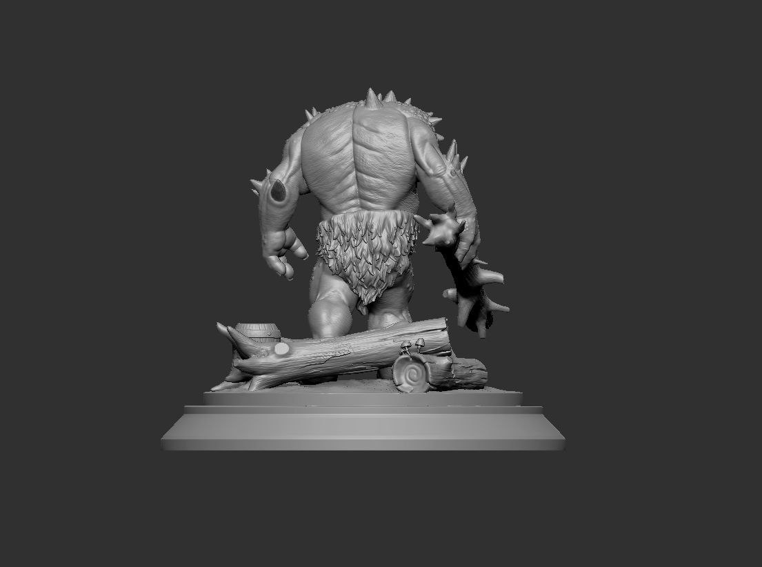 Troll 32mm 3D model_1