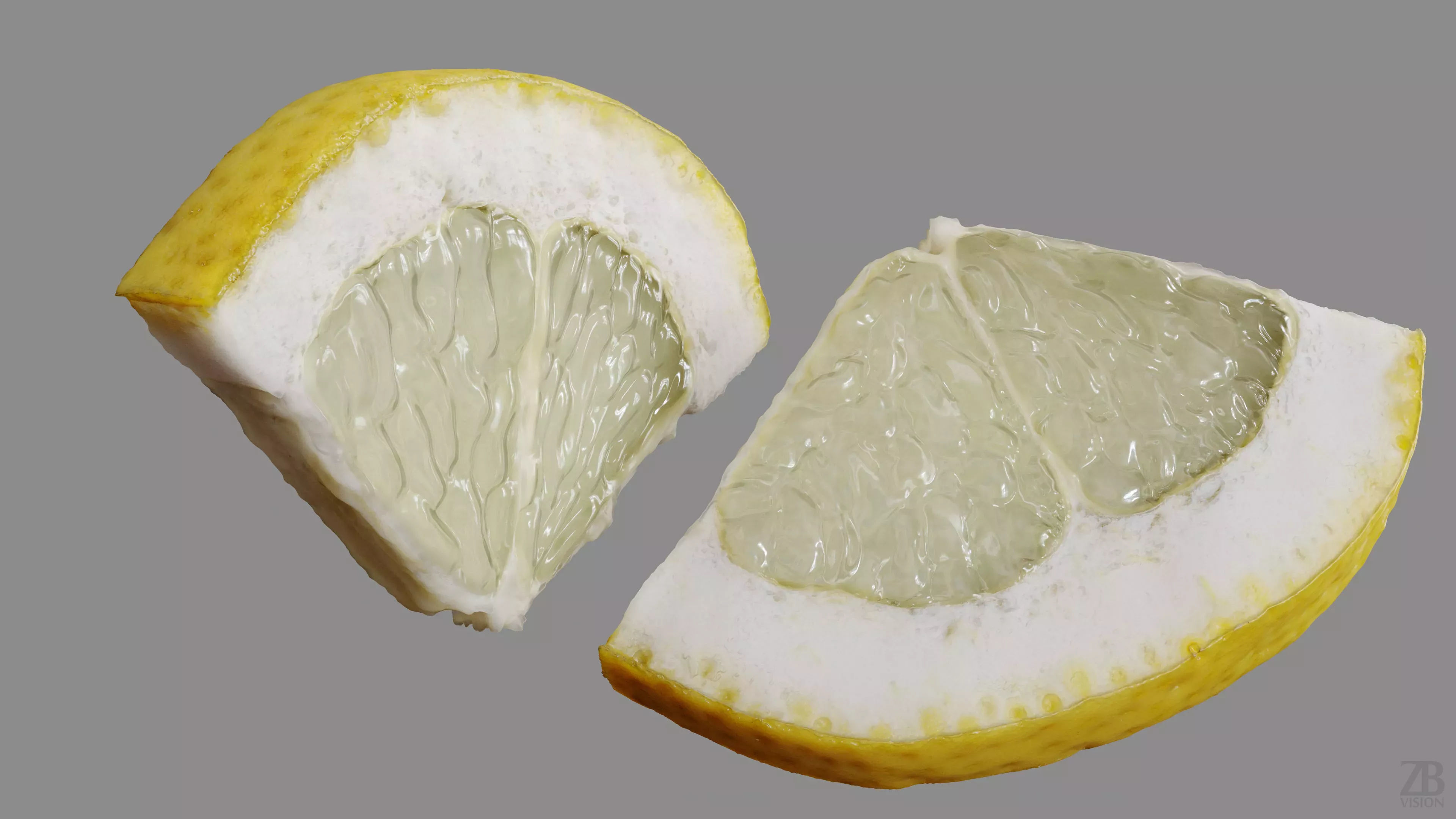 Lemon 3D model_9