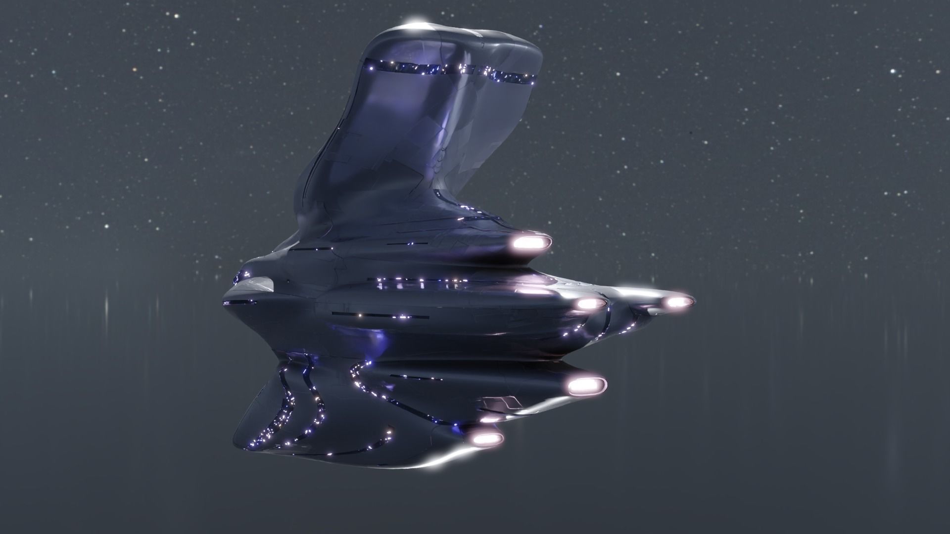 Mothership 3D model_7