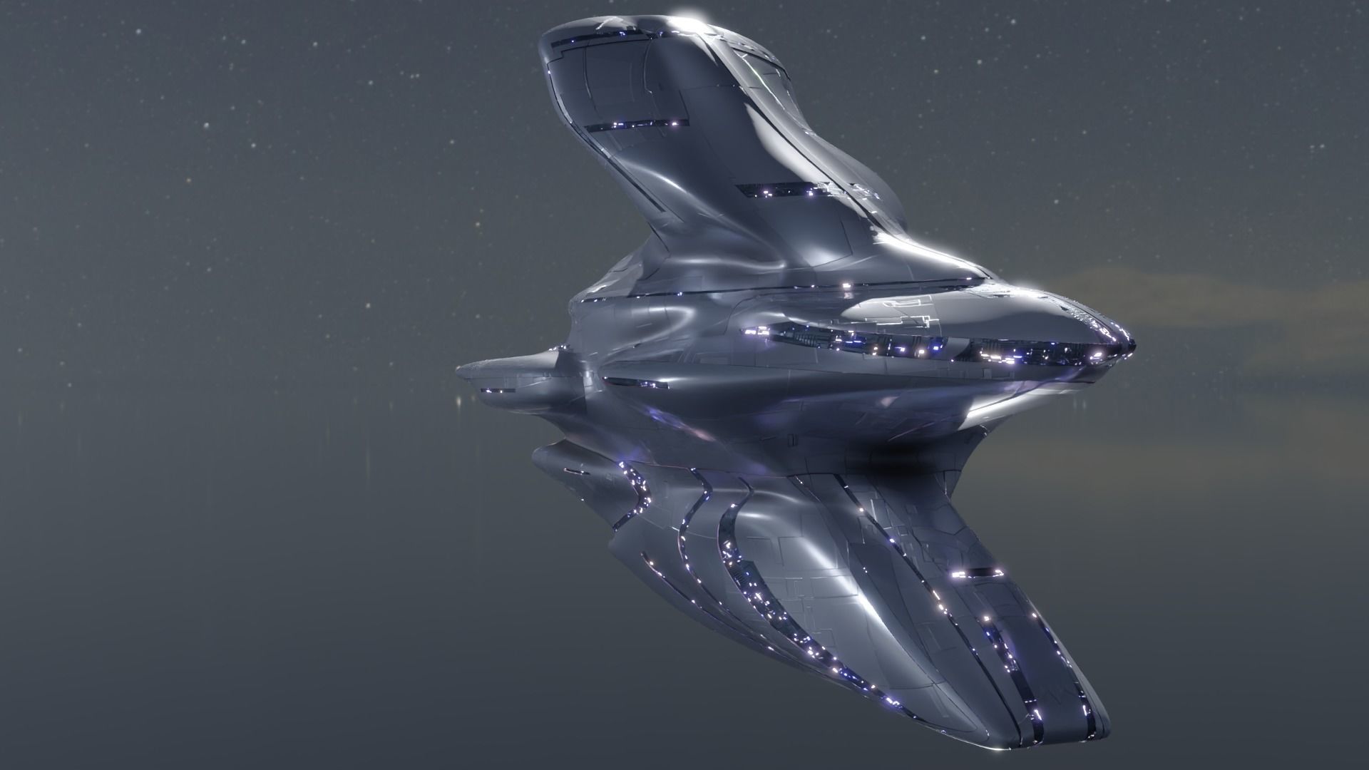 Mothership 3D model_6