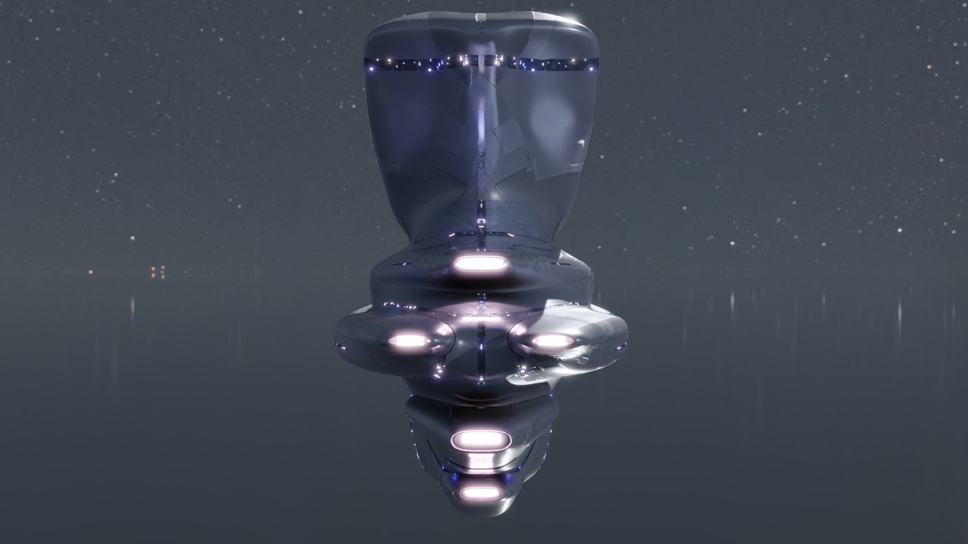 Mothership 3D model_8
