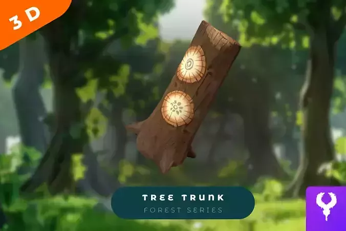 Cartoon Tree Trunk